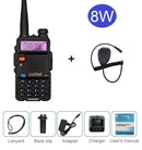 Baofeng UV-5R 8W Walkie Talkie portátil CB Ham Radio Amateur 10KM UHF VHF escáner Radio FM transceptor UV5R UV 5R para caza