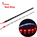 Auto LED Streifen Styling Dekoratives Umgebungslicht 30CM 15 SMD Lampe Wasserdichte LED Flexibles Atmosphärenlicht Weiß Rot Gelb Bule