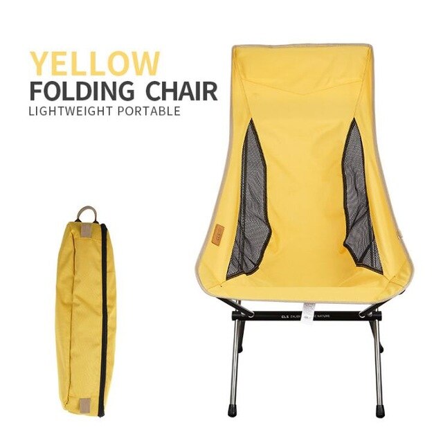 Outdoor Moon Chair Tragbarer Camping-Ultraleicht-Klappstuhl Leichter Rucksack-Stuhl zum Angeln, Picknick, Wanderstuhl