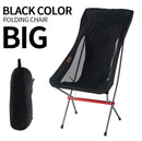 Outdoor Moon Chair Tragbarer Camping-Ultraleicht-Klappstuhl Leichter Rucksack-Stuhl zum Angeln, Picknick, Wanderstuhl