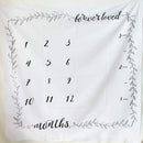 Neugeborenes Baby Meilenstein Decken Fotografie Decke Blumendruck Weiche Decke DIY Säuglingsfotografie Requisiten