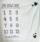 Neugeborenes Baby Meilenstein Decken Fotografie Decke Blumendruck Weiche Decke DIY Säuglingsfotografie Requisiten