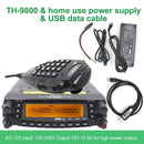2005A TYT TH-9800 Plus Walkie Talkie 50 W Automobilradiostation Quad Band 29/50/144/430 MHz Dual Display Scrambler TH9800
