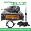 2005A TYT TH-9800 Plus Walkie Talkie 50 W Automobilradiostation Quad Band 29/50/144/430 MHz Dual Display Scrambler TH9800