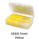 30 Teile / satz I Geformte Interdentalbürste Zahnseide Interdentalreiniger Kieferorthopädische Zahnbürste Zahnstocher Mundpflegewerkzeug