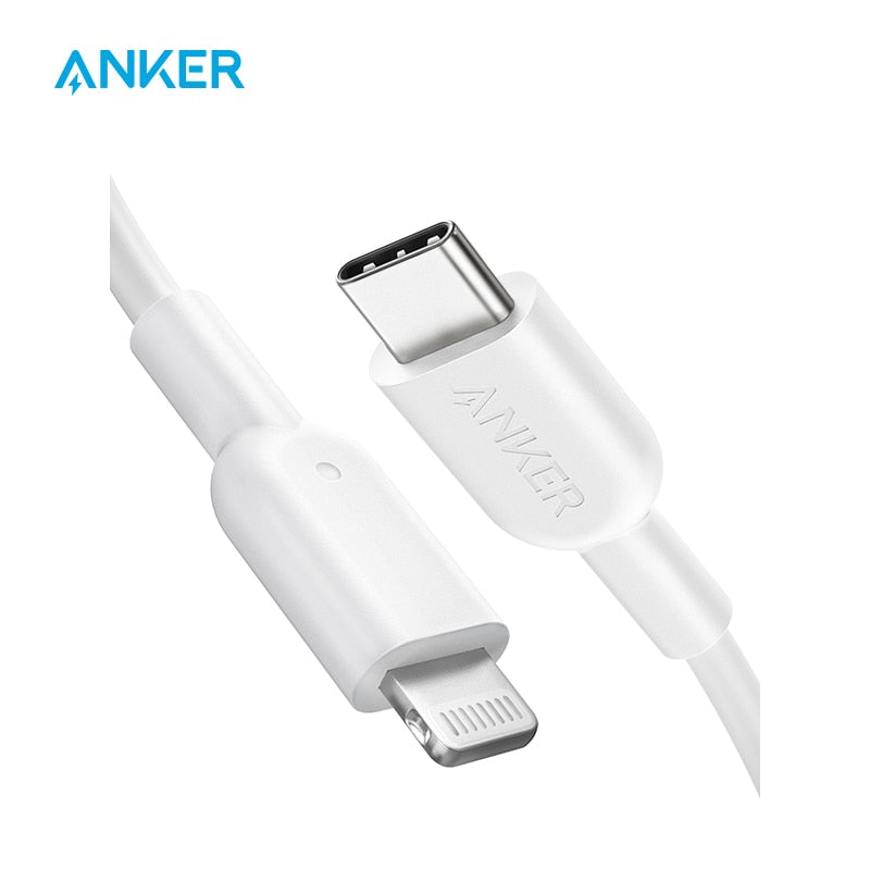 Cable cargador para iPhone 12, cable Anker USB C a Lightning [certificado Apple MFi de 3 pies] Powerline II para la serie iPhone 12