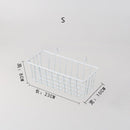 Home Wall Decoration Ins Iron Grid Decor Frame Hanging Rack Wall Display Art Storage Box Basket Mesh Shelf Rack Holder Organizer