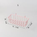 Home Wall Decoration Ins Iron Grid Decor Frame Hanging Rack Wall Display Art Storage Box Basket Mesh Shelf Rack Holder Organizer