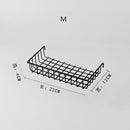 Home Wall Decoration Ins Iron Grid Decor Frame Hanging Rack Wall Display Art Storage Box Basket Mesh Shelf Rack Holder Organizer