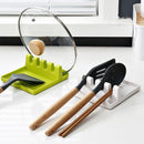 Hot Cooking Utensil Rest Küchen-Organizer und Aufbewahrung mit Tropfpad, Küchengabel, Löffelhalter, rutschfeste Unterlage, Küchenzubehör
