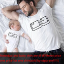 Geschenk für Ihn Geschenke für Papa Biggie und Smalls Shirt Vater Tochter Passende Shirts Vater und Sohn Lustige Print Shirts Familie Tops