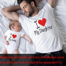 Geschenk für Ihn Geschenke für Papa Biggie und Smalls Shirt Vater Tochter Passende Shirts Vater und Sohn Lustige Print Shirts Familie Tops