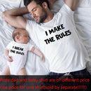 Geschenk für Ihn Geschenke für Papa Biggie und Smalls Shirt Vater Tochter Passende Shirts Vater und Sohn Lustige Print Shirts Familie Tops