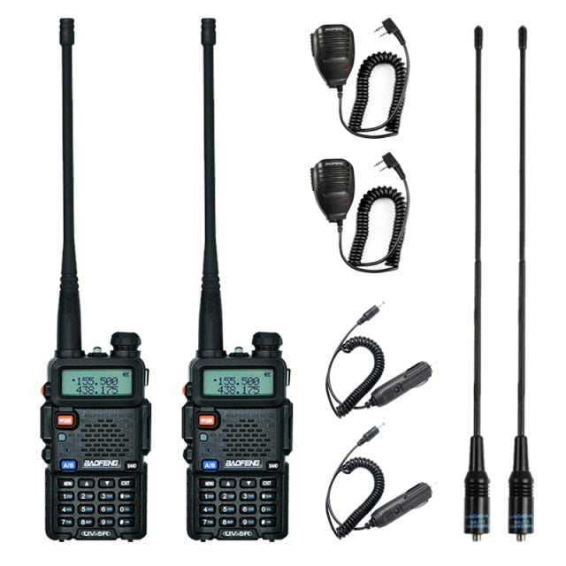 1pcs / 2pcs Baofeng UV-5R Walkie Talkie VHF UHF-Upgrade-Version Radiosender 5W Tragbares Baofeng uv5r Zwei-Wege-Radio CB-Radio
