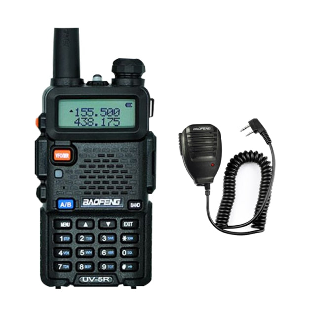 1 uds/2 uds Baofeng UV-5R Walkie Talkie VHF UHF versión mejorada estación de Radio 5W portátil baofeng uv5r Radio bidireccional cb radio