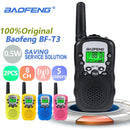 2 stücke Großhandel Kinder Mini Kinder UHF Walkie Talkie BF-T3 Baofeng FRS Zweiwegradio Comunicador T3 Handy Talkie Hf Transceiver