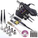 750W SMD Rework Lötstation 2 in 1 Heißluftlötkolben LCD Digitalanzeige Schweißstation für BGA PCB IC Repair 8898