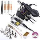 750W SMD Rework Lötstation 2 in 1 Heißluftlötkolben LCD Digitalanzeige Schweißstation für BGA PCB IC Repair 8898