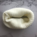 Winter Unisex Faux Fur Pompon Mütze Schal für Kinder Jungen Mädchen gestrickte Babymützen mit Bommelmütze Kinderzubehör