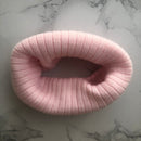 Winter Unisex Faux Fur Pompon Mütze Schal für Kinder Jungen Mädchen gestrickte Babymützen mit Bommelmütze Kinderzubehör