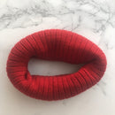 Winter Unisex Faux Fur Pompon Mütze Schal für Kinder Jungen Mädchen gestrickte Babymützen mit Bommelmütze Kinderzubehör