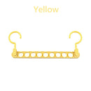 9-Loch Magic Kleiderbügel Multifunktions-Klappbügel Rotierender Kleiderbügel Kleiderschrank Trocknen von Kleidung Aufhänger Home Organizer