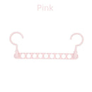 9-Loch Magic Kleiderbügel Multifunktions-Klappbügel Rotierender Kleiderbügel Kleiderschrank Trocknen von Kleidung Aufhänger Home Organizer