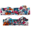 2 unids/set de diademas para mamá y bebé, turbante para madre y bebé, diadema con orejas de conejo para mamá e hija, accesorios para el cabello con estampado Floral para padres e hijos