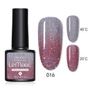 LEMOOC 8.0ml UV Gel Nail Polish Thermal Glitter Gel Polish Color-changing Gel Varnish Nail Art Gel varnish