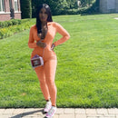 Streetwear White Knitted Sexy Bodycon Lucky Label Jumpsuit Women Overall 2020 Long Sleeve Skinny Rompers Womens Jumpsuit Female