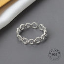 925 Sterling Silber glatte Ringe für Frauen verweben Schmuck schöne Finger offene Ringe für Party Geburtstagsgeschenk