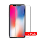Gehärtetes Glas für iPhone X XS MAX XR 4 4s 5 5s SE 5c Displayschutzfolie für iPhone 6 6s 7 8 Plus X 11 12Pro Glasschutz