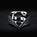 Superman-Herrenring aus 925er Sterlingsilber