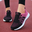 2020 Turnschuhe Frauen Schuhe Wohnungen Lässige Damen Schuhe Frau Lace-Up Mesh Leicht Atmungsaktiv Weibliche zapatillas de deporte para mujer
