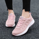 2020 Turnschuhe Frauen Schuhe Wohnungen Lässige Damen Schuhe Frau Lace-Up Mesh Leicht Atmungsaktiv Weibliche zapatillas de deporte para mujer