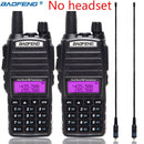 2Pcs Baofeng UV-82 5W tragbares UV82 UV-5R Walkie Talkie Dual Band 2 PTT VHF UHF UV 82 Amateurfunk-Transceiver