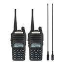 2 teile/los BaoFeng echte 8 Watt UV-82 High Power Zweiwegradio Tragbares Radio Dual Band VHF/UHF 10 km lange reichweite Walkie Talkie UV82