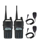 2 teile/los BaoFeng echte 8 Watt UV-82 High Power Zweiwegradio Tragbares Radio Dual Band VHF/UHF 10 km lange reichweite Walkie Talkie UV82