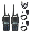2 teile/los BaoFeng echte 8 Watt UV-82 High Power Zweiwegradio Tragbares Radio Dual Band VHF/UHF 10 km lange reichweite Walkie Talkie UV82