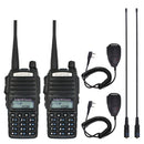 2 teile/los BaoFeng echte 8 Watt UV-82 High Power Zweiwegradio Tragbares Radio Dual Band VHF/UHF 10 km lange reichweite Walkie Talkie UV82