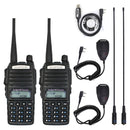 2 teile/los BaoFeng echte 8 Watt UV-82 High Power Zweiwegradio Tragbares Radio Dual Band VHF/UHF 10 km lange reichweite Walkie Talkie UV82