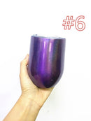 rainbow Egg Beer Cup 9oz Wine Cup Stainless Steel Vacuum Coffee Tumbler Mug Termos Tumbler Thermos