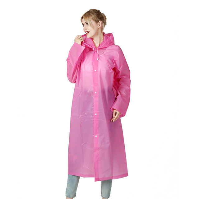 Fashion Logo Regenmantel Damen Regenbekleidung Herren Reflektierender Regenmantel Undurchlässiger Poncho Japan Wasserdichter Regenschutz mit Kapuze