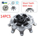 14 Stück Golfschuhe weiche Spikes Pins 1/4 Umdrehung Fast Twist Schuhspikes Ersatzset Golftrainingshilfen