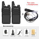 Zastone X6 Mini Walkie Talkie 400-470 UHF Walkie Talkie Tragbares Handfunkgerät Comunicador Zwei-Wege-Amateurfunk