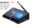PIPO X8 Pro / X8S / X8 Mini-PC 7 Zoll 1280*800 Win10 / Android 7.0 / Linux Intel Z8350/Z3735/RK3288 Quad Core 2G RAM 32G/64G ROM