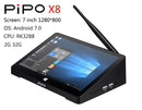 PIPO X8 Pro / X8S / X8 Mini-PC 7 Zoll 1280*800 Win10 / Android 7.0 / Linux Intel Z8350/Z3735/RK3288 Quad Core 2G RAM 32G/64G ROM