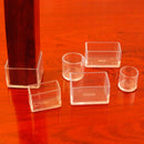 Nagelneue Stuhlbeinkappen aus Gummi, rutschfest, quadratisch, Tischfuß, Staubschutz, Socken, Bodenschutzpolster, Rohrstopfen, Möbelfüße