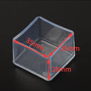 Nagelneue Stuhlbeinkappen aus Gummi, rutschfest, quadratisch, Tischfuß, Staubschutz, Socken, Bodenschutzpolster, Rohrstopfen, Möbelfüße