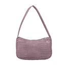 PUIMENTIUA, bolsos de mensajero Retro con patrón de cocodrilo para Mujer, bolsos de hombro informales con cremallera sólida para calle de cuero PU, Bolsa para Mujer